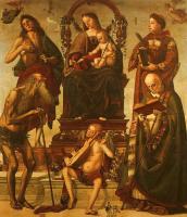 Signorelli, Luca - Sant'Onofrio Altarpiece,